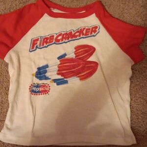 Fire Cracker Pop Crop Top